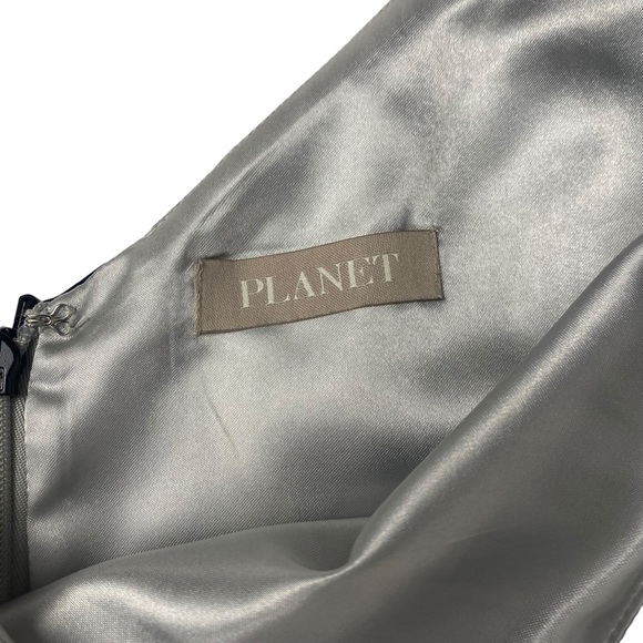 Planet Sleeveless Ikat Fully Lined Dress Zip Up Back  - Size 14 - Picture 5 of 12